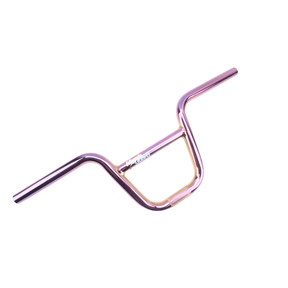 Purple bmx fashion handlebars