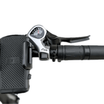 Load image into Gallery viewer, Close up of the throttle and 7 speed gears of the Kristall Y20 fat tyre ebike