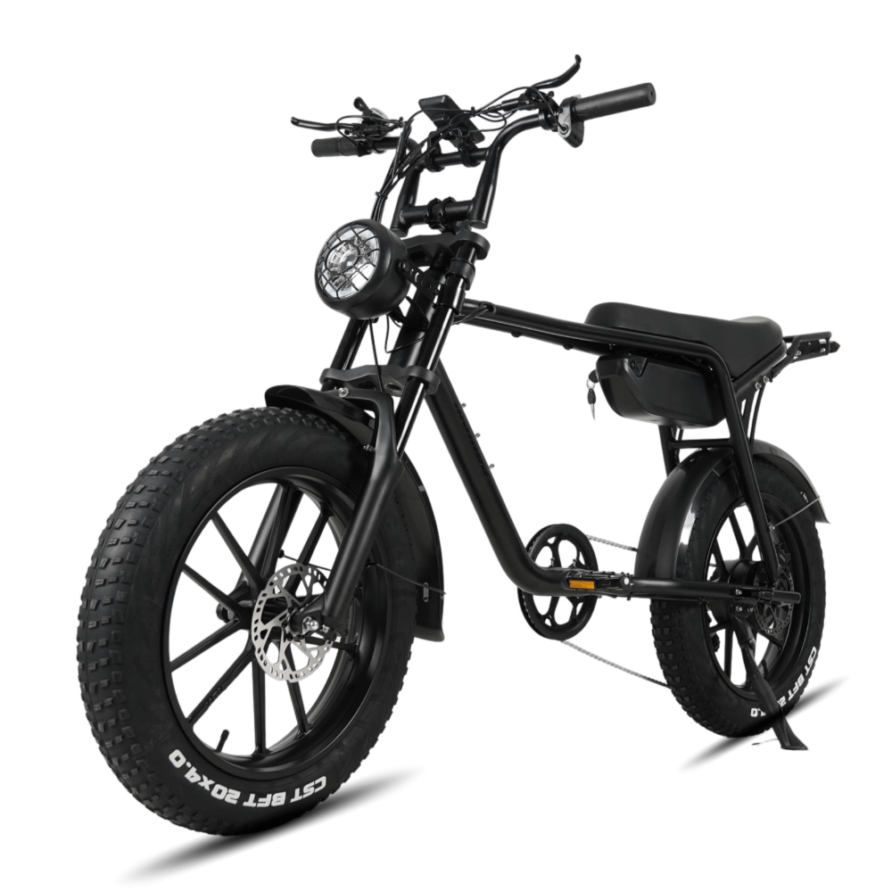 2024 New Mamba Sahara Fat Tyre 48V 750W 17Ah Ride Electric