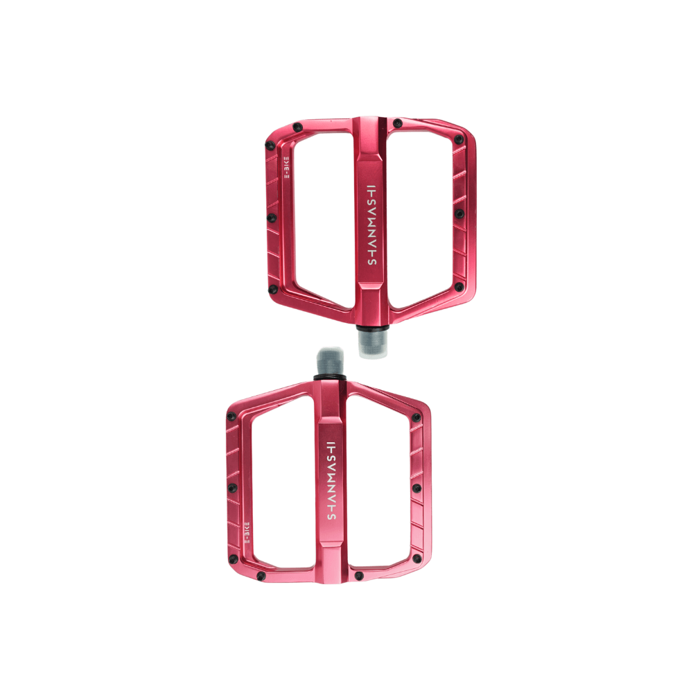 shanmashi flat pedals SHANMASHI DH MTB Wide Pedals Aluminum Alloy