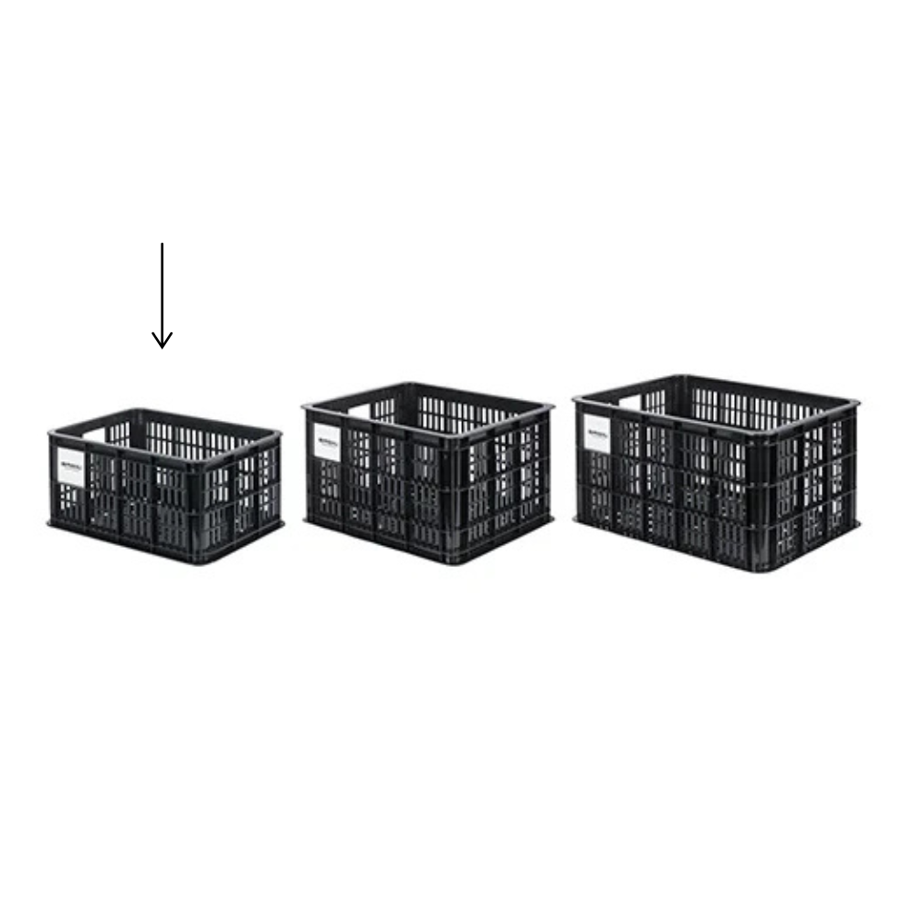 BASIL BICYCLE CRATE SMALL 17.5L BLACK  MIK