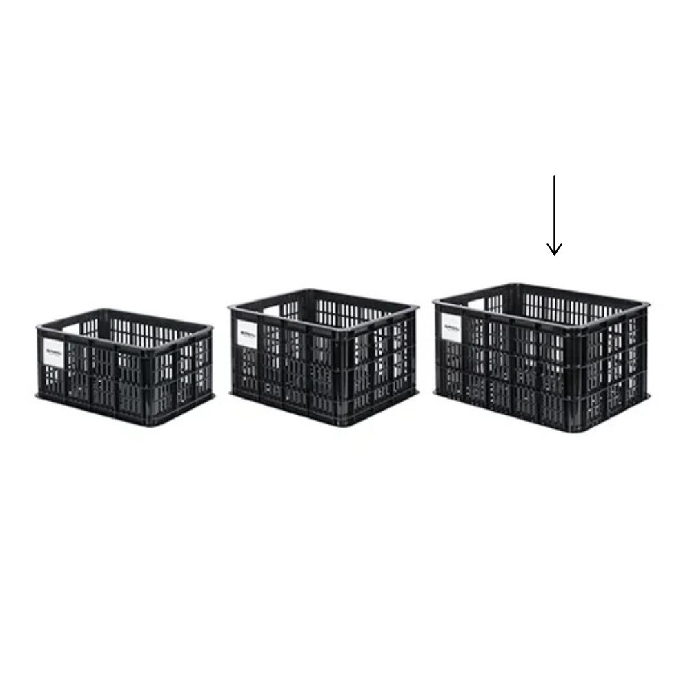 BASIL BICYCLE CRATE MIK L 40L BLACK