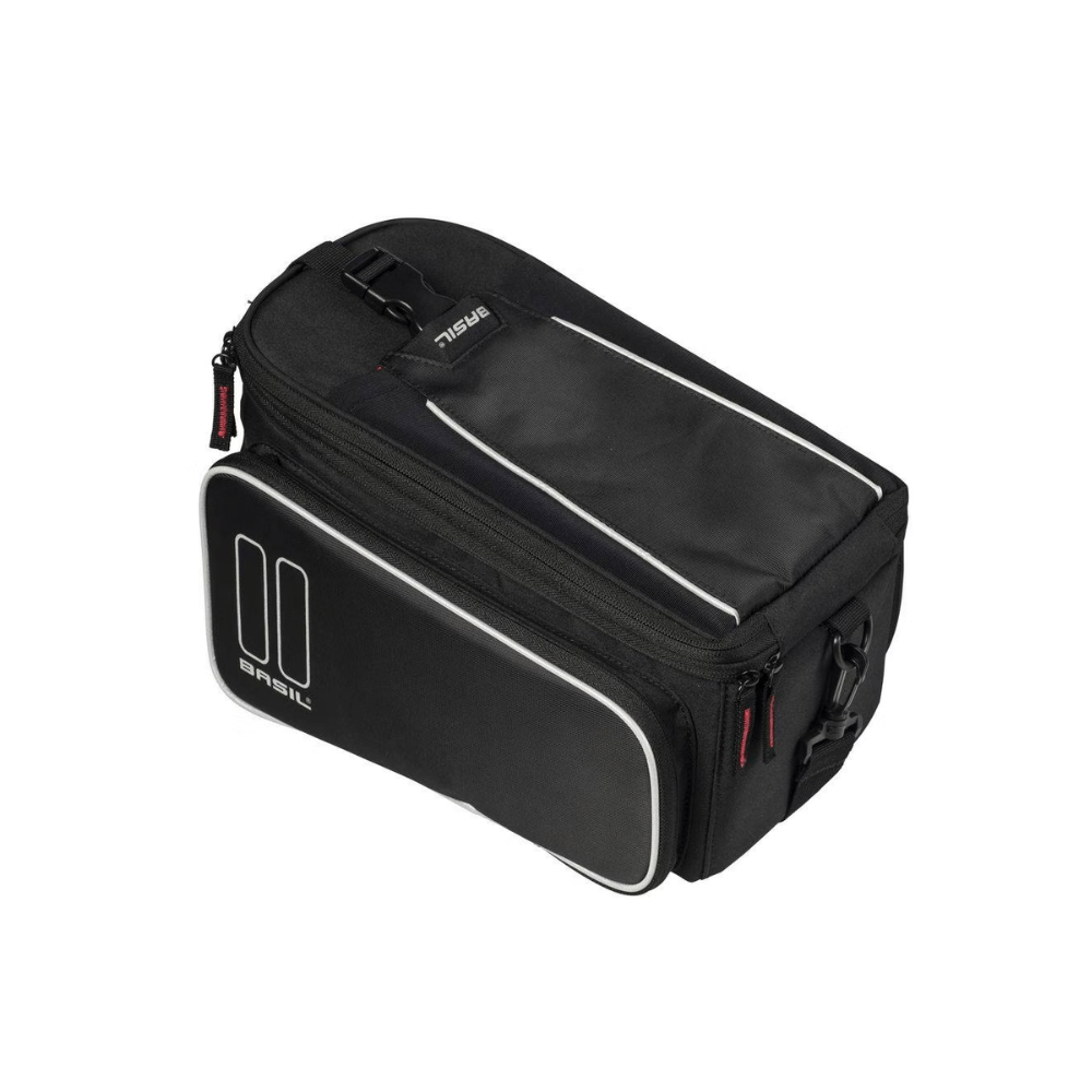 Basil Trunk Bag MIK 7-15L Black