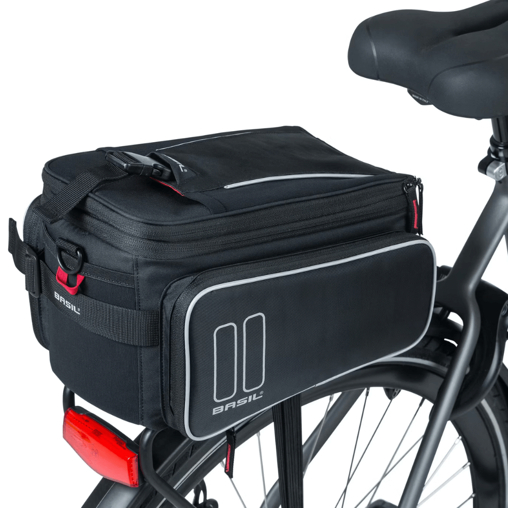 Basil Trunk Bag MIK 7-15L Black