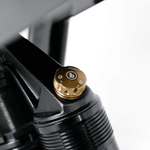 Load image into Gallery viewer, Adjustable front suspension on the Fatboy Bagus V3 electric bike