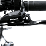 Load image into Gallery viewer, Close up of Fatboy Bagus V3 electric bike brake levers
