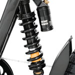 Load image into Gallery viewer, Rear suspension detail on the Fatboy Bagus V3 electric bike