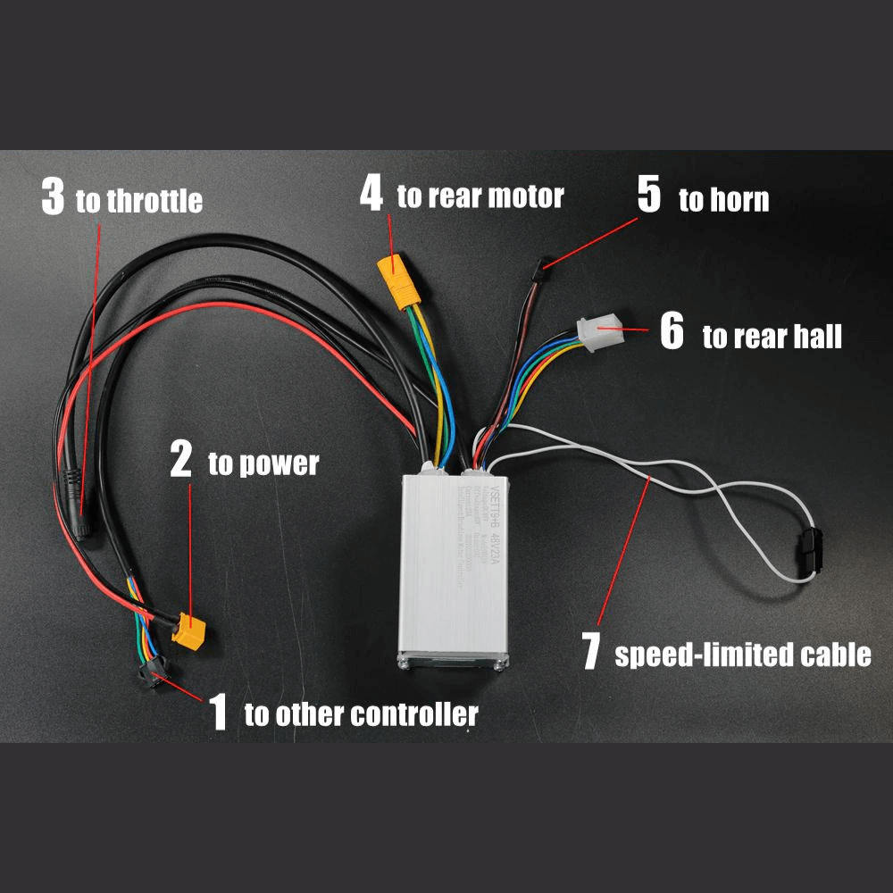 VSETT 9 48V Controller Rear Ride Electric