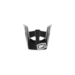 Load image into Gallery viewer, detached adjustable visor of a black full face helmet 
