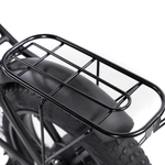 Load image into Gallery viewer, Rear rack of black Kristall Y20 fat tyre electric bike
