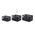 Load image into Gallery viewer, BASIL BICYCLE CRATE LARGE 29.5L BLACK  MIK
