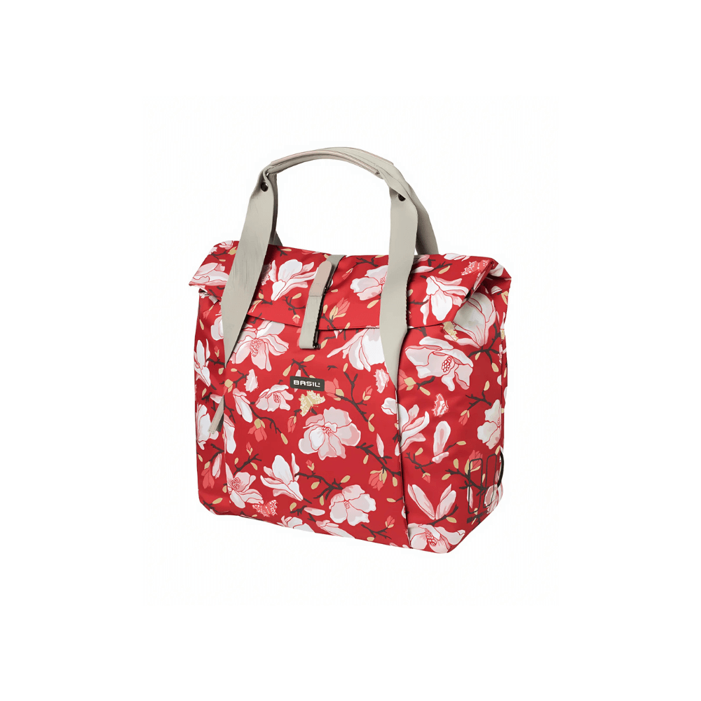 Basil Magnolia Shopper Bag 18L - Poppy Red