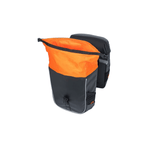 Load image into Gallery viewer, Basil Miles Tarpaulin Double Bag  Black Orange 34L
