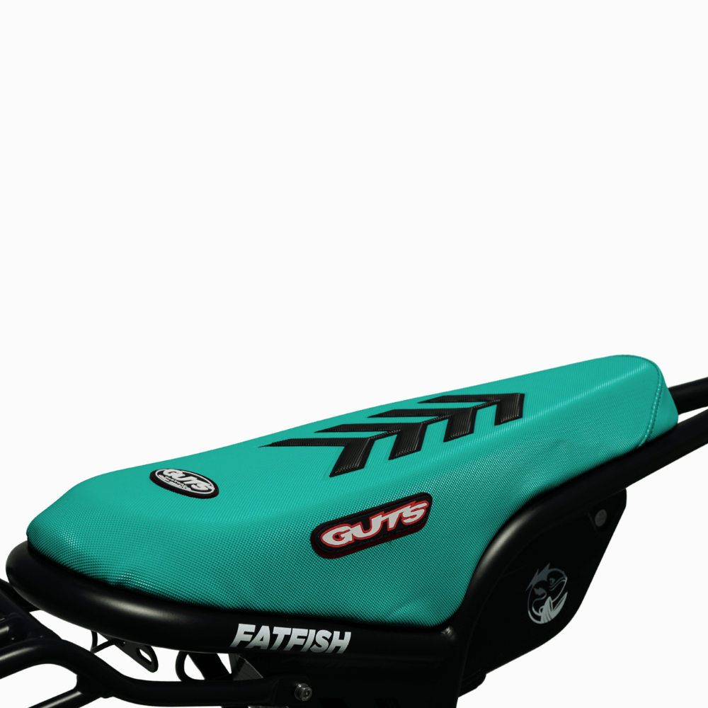 Guts Racing Seat Cover Black and Teal - Fatfish OG, OG 2.0 and Biggie ...