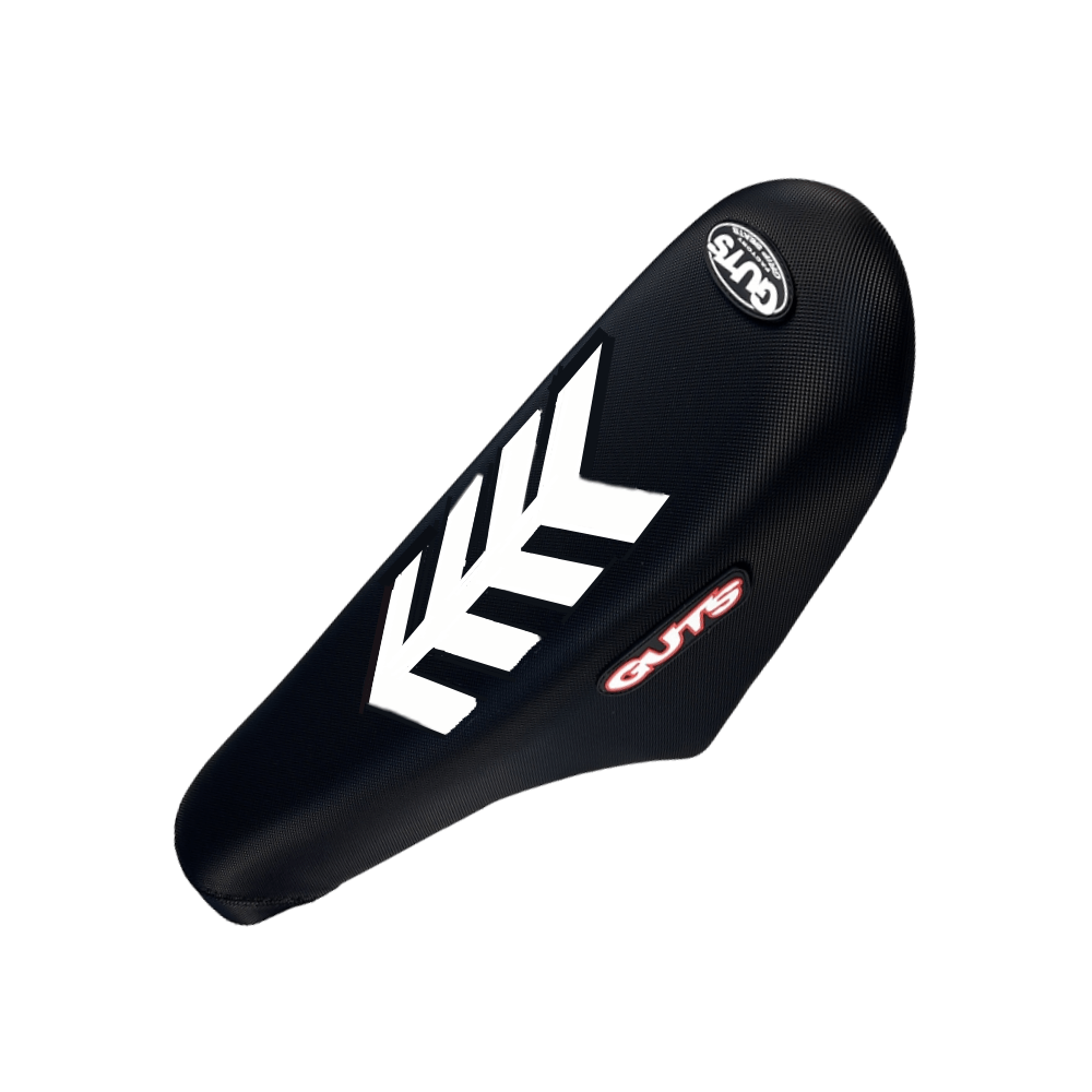 Guts Racing Seat Cover White and Black - Fatfish OG, OG 2.0 and Biggie