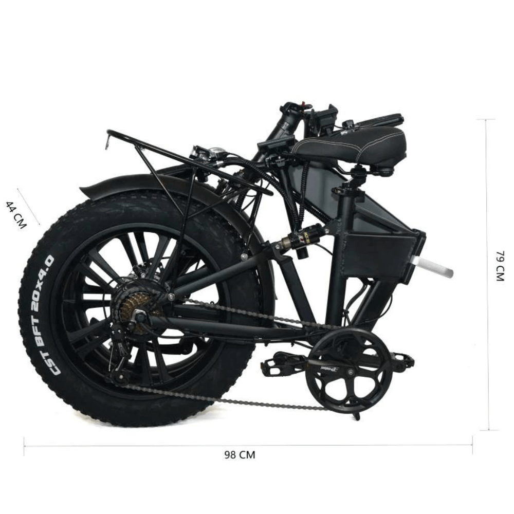 Kristall RX20 48V 750W Fat Tyre Folding Bike