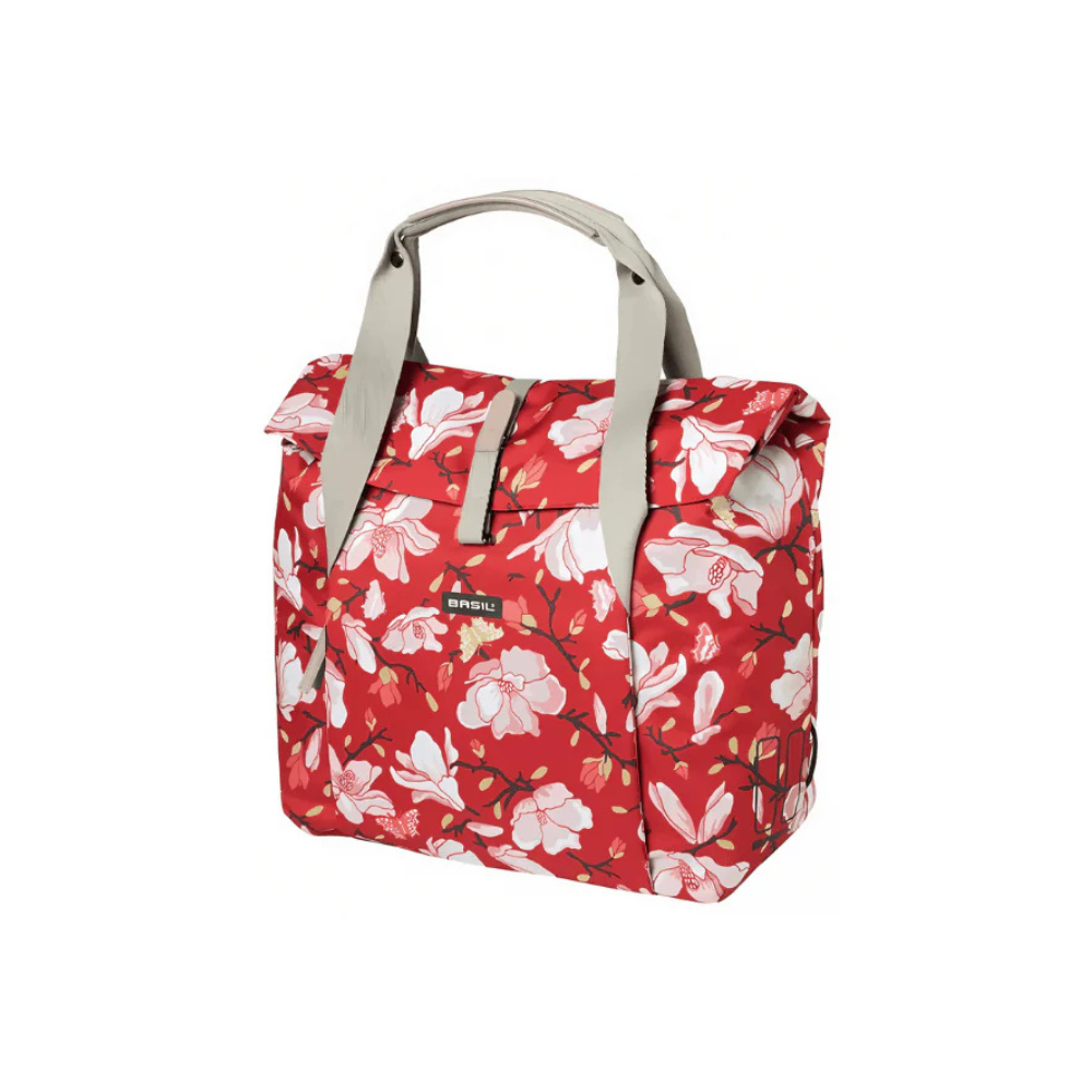 Basil Magnolia Shopper Bag 18L - Poppy Red